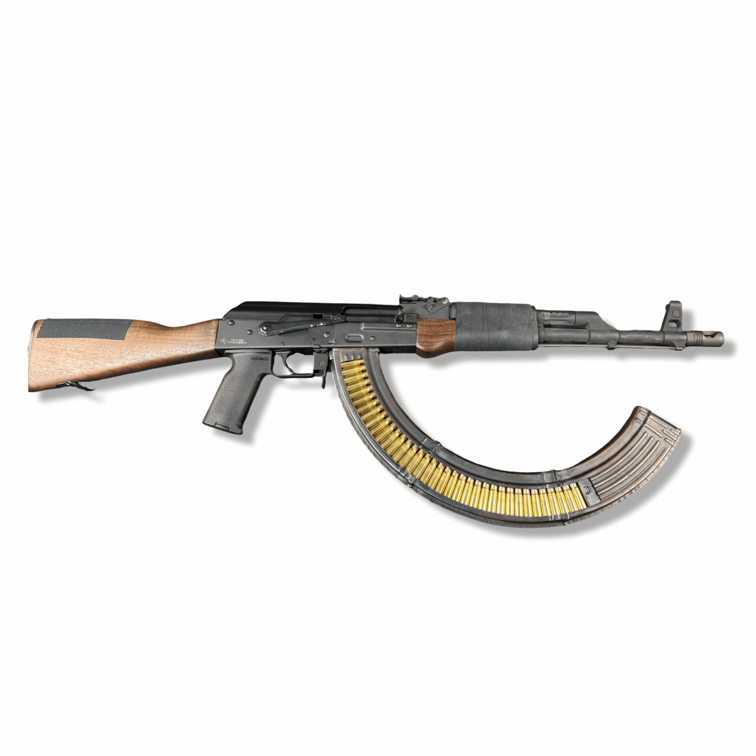 7.62×39 AK Banana Magazine — Triple-Welded Custom